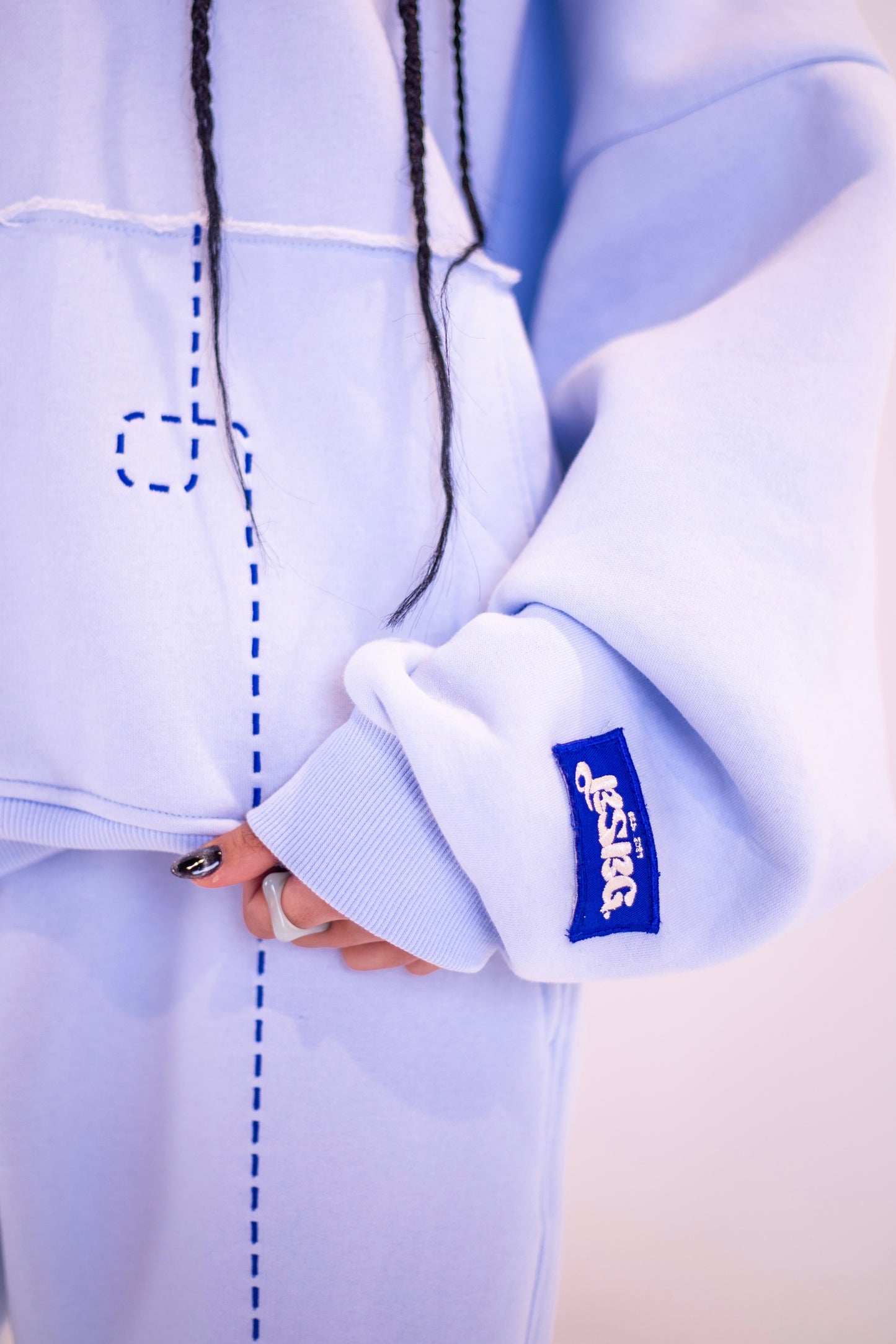 D1.0 Baby Blue Hoodie