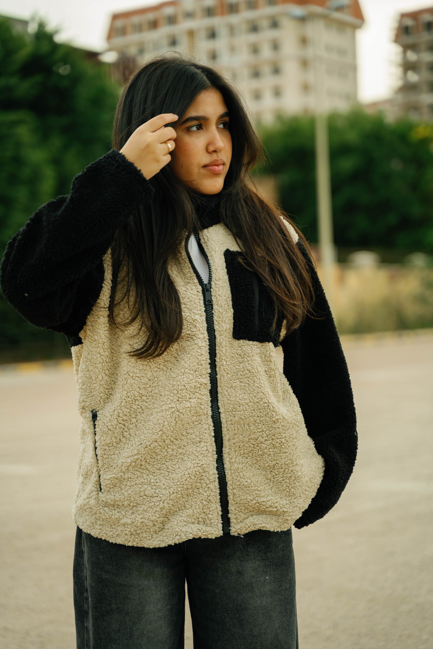 “The Multiverse” Beige:Black Jacket