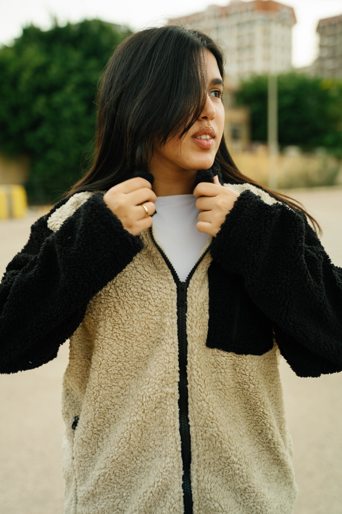 “The Multiverse” Beige:Black Jacket