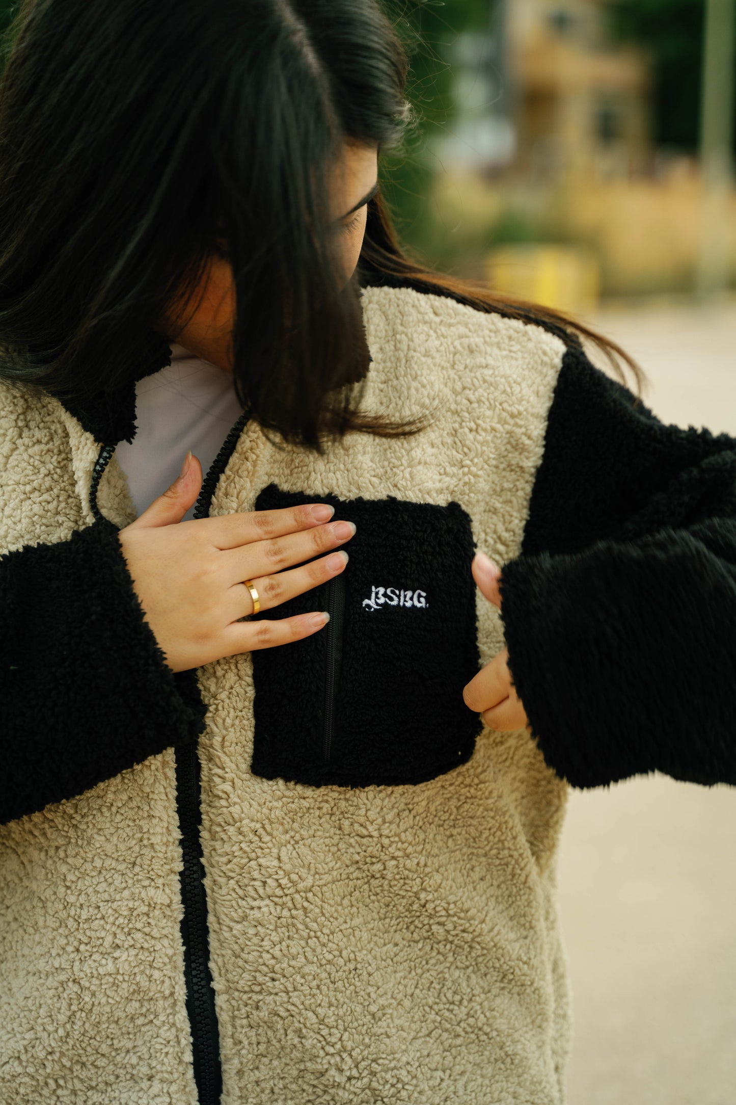 “The Multiverse” Beige:Black Jacket