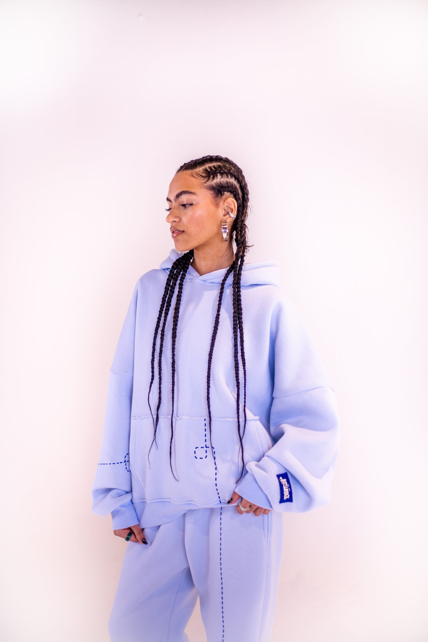 D1.0 Baby Blue Hoodie