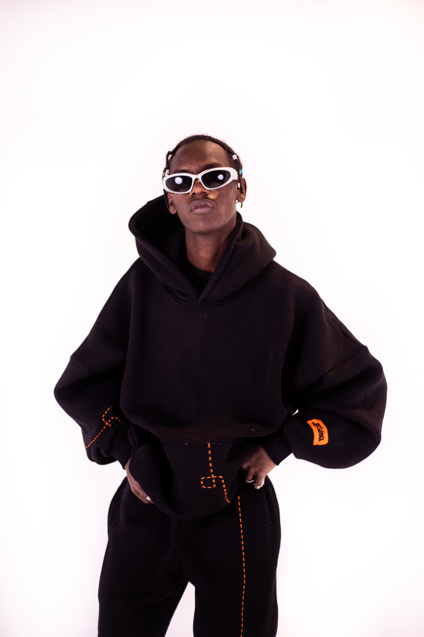 D1.0 Black Hoodie