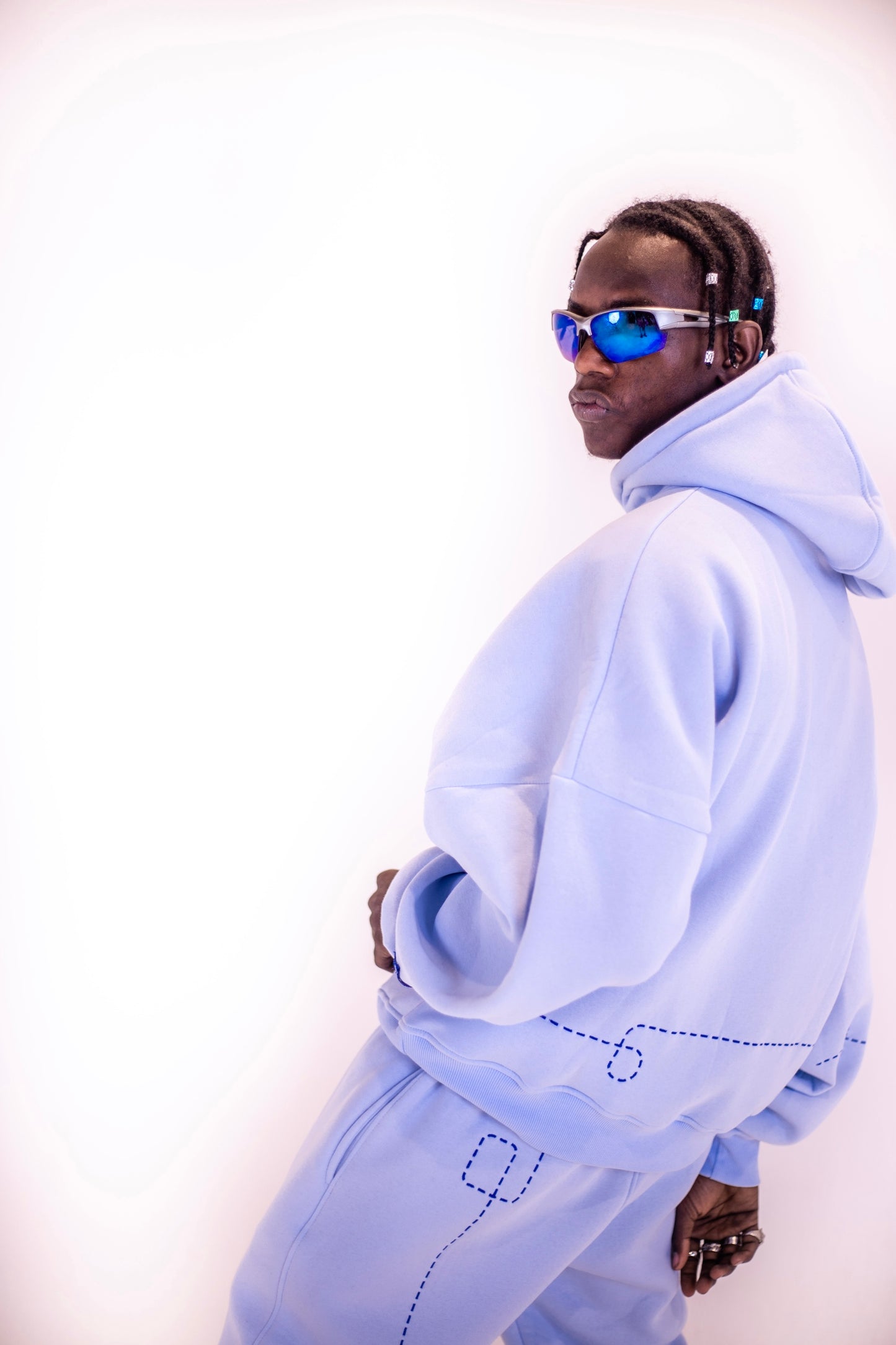 D1.0 Baby Blue Hoodie