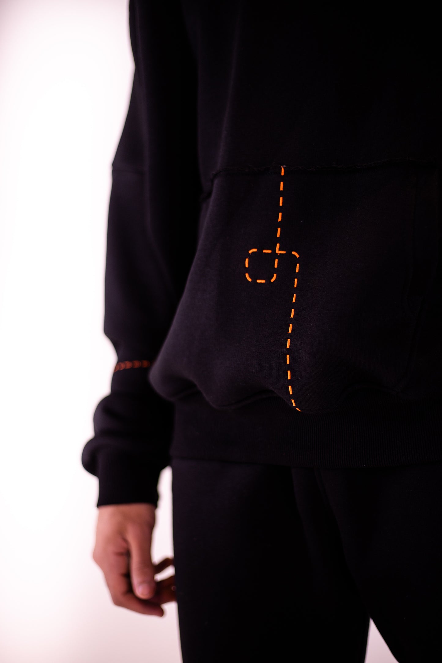 D1.0 Black Hoodie